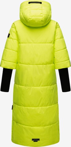 NAVAHOO Winter Coat 'Ciao Miau XIV' in Green