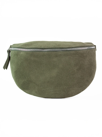 lePelou Gürteltasche 'VALENTINA large' in Grün: Vorderseite