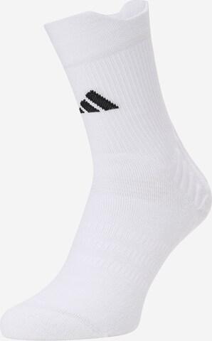 ADIDAS PERFORMANCE - Calcetines deportivos en blanco: frente