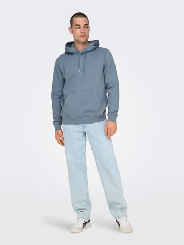 Only & Sons Sweatshirt 'ONSConnor' in Blauw