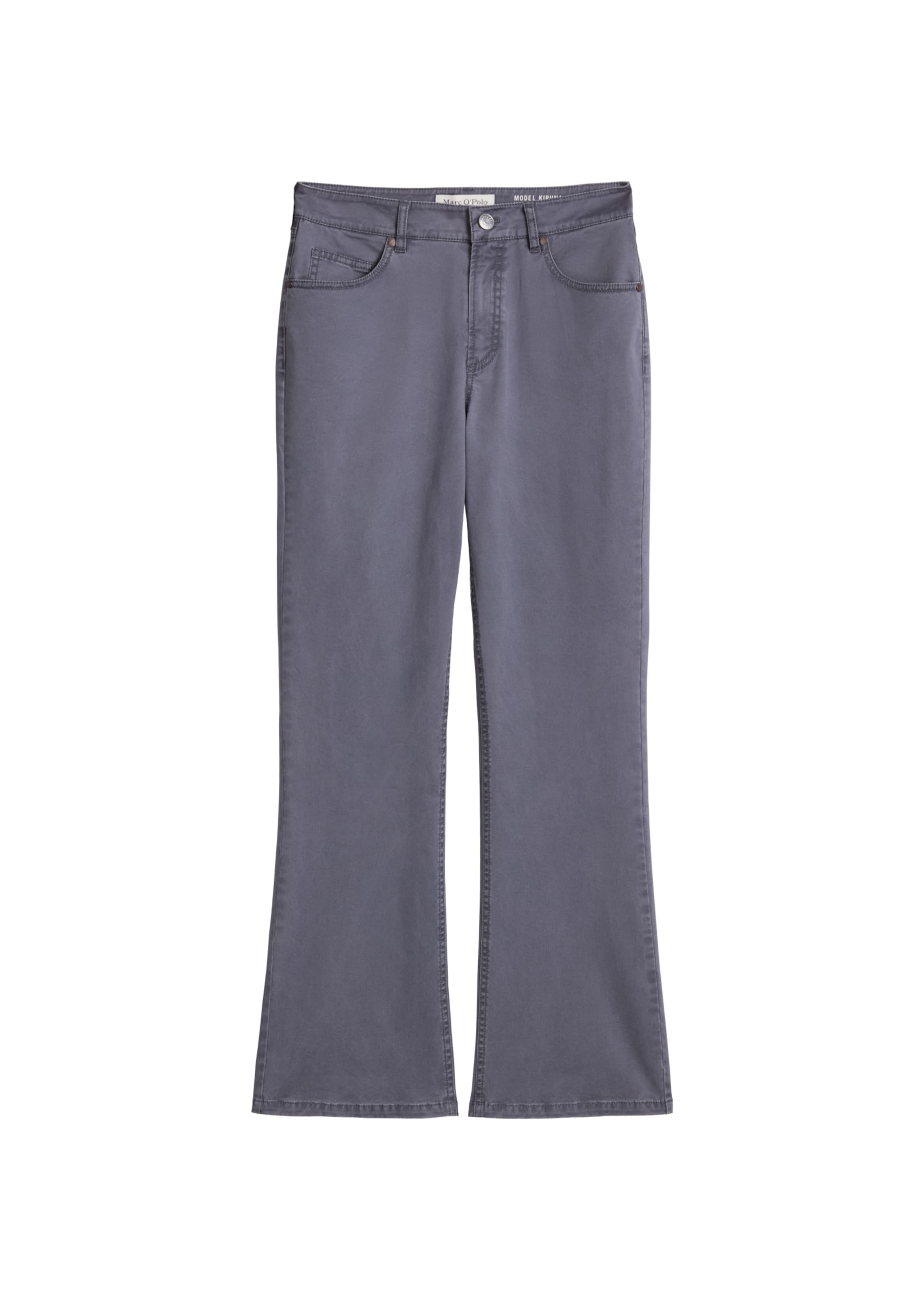 Marc O'Polo Flared Hose in Grau: Vorderseite