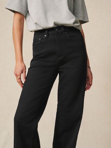 Next Zvonové kalhoty Džíny – černá