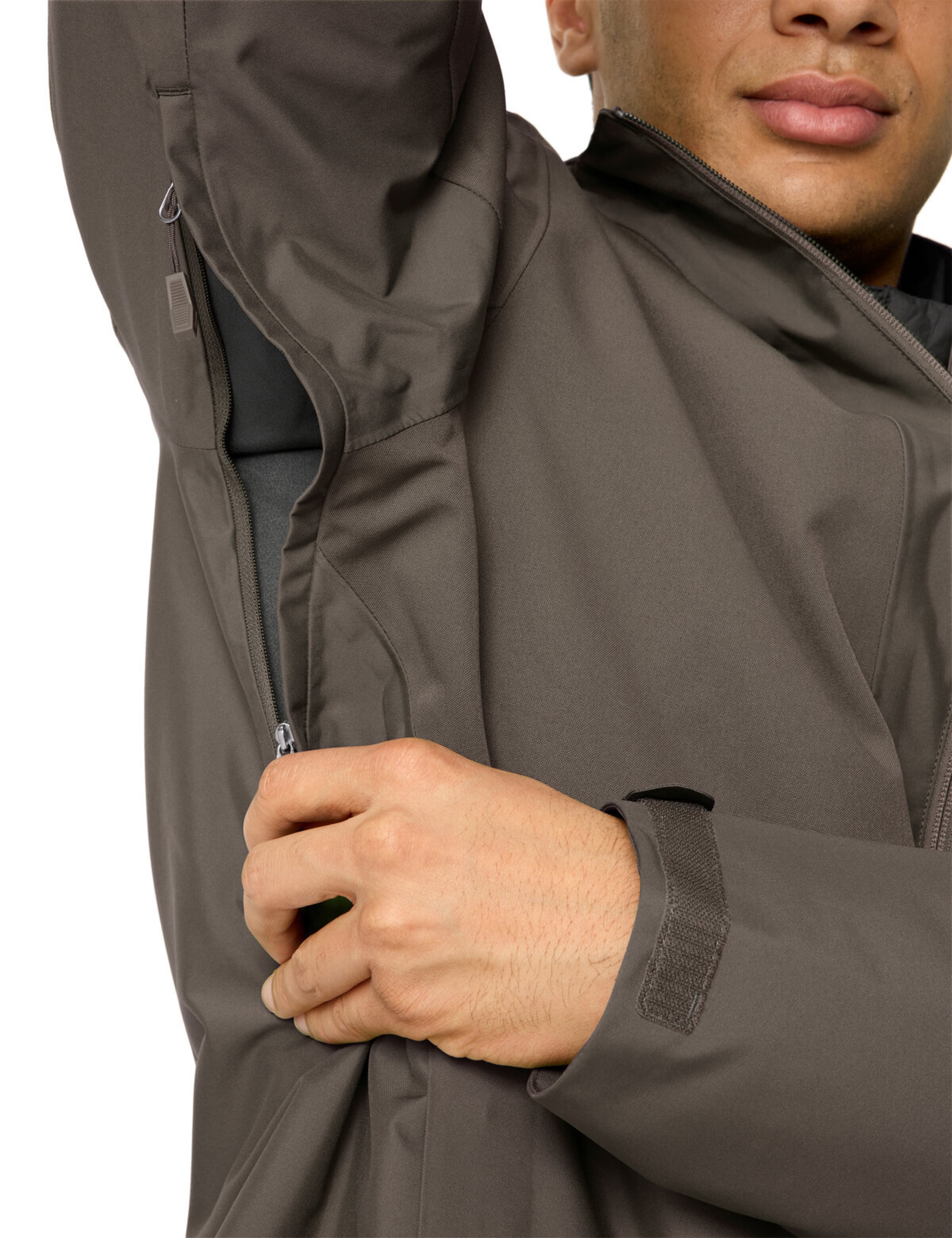 VAUDE Outdoorjacke 'Miskanti II' in Braun