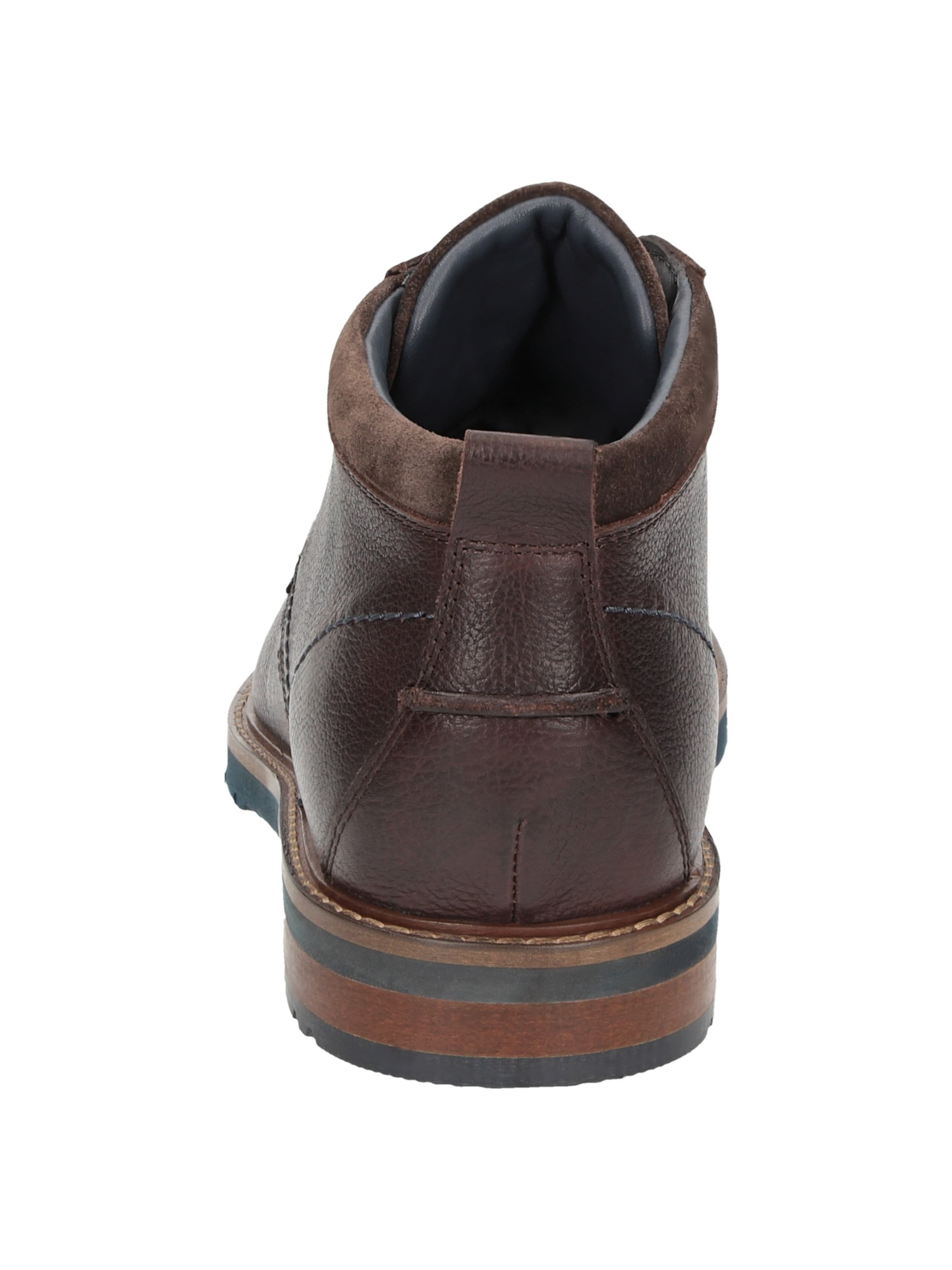 Bottines à lacets ' Rostolo-706-TEX ' SIOUX en marron