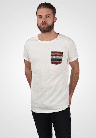BLEND T-Shirt 'ELANDRO' in Weiß: predná strana