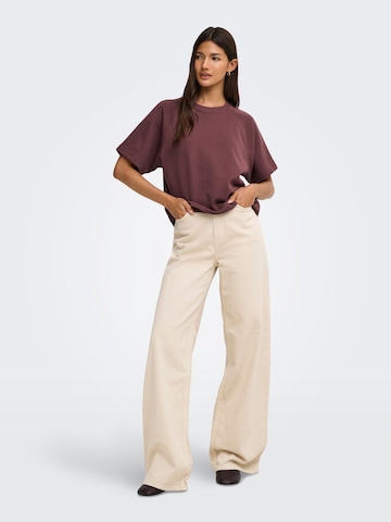 Sweat-shirt 'ONLOfelia' ONLY en marron