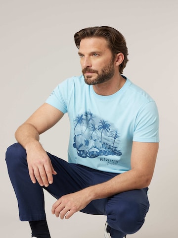 T-Shirt 'Lambrate' Deeluxe en bleu : devant