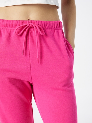 PIECES Tapered Pants 'Chilli' in Pink