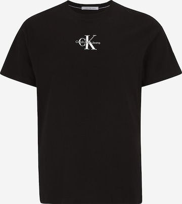 Calvin Klein Jeans Plus T-Shirt in Schwarz: predná strana