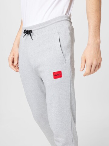 HUGO Tapered Trousers 'Doak' in Grey