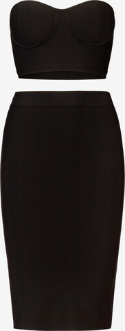 Kraimod Φόρεμα σε μαύρο: μπροστά