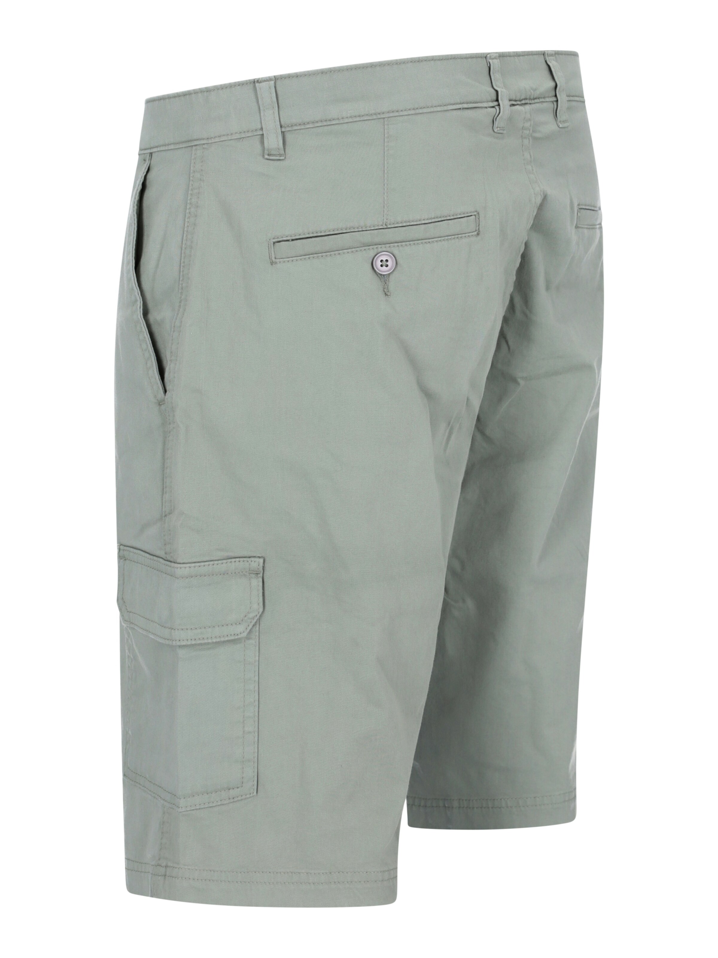 HAJO Regular Hose 'elastische Bermudashort mit Cargotaschen'‌‌‌‌‌‌‌‌ in Grün