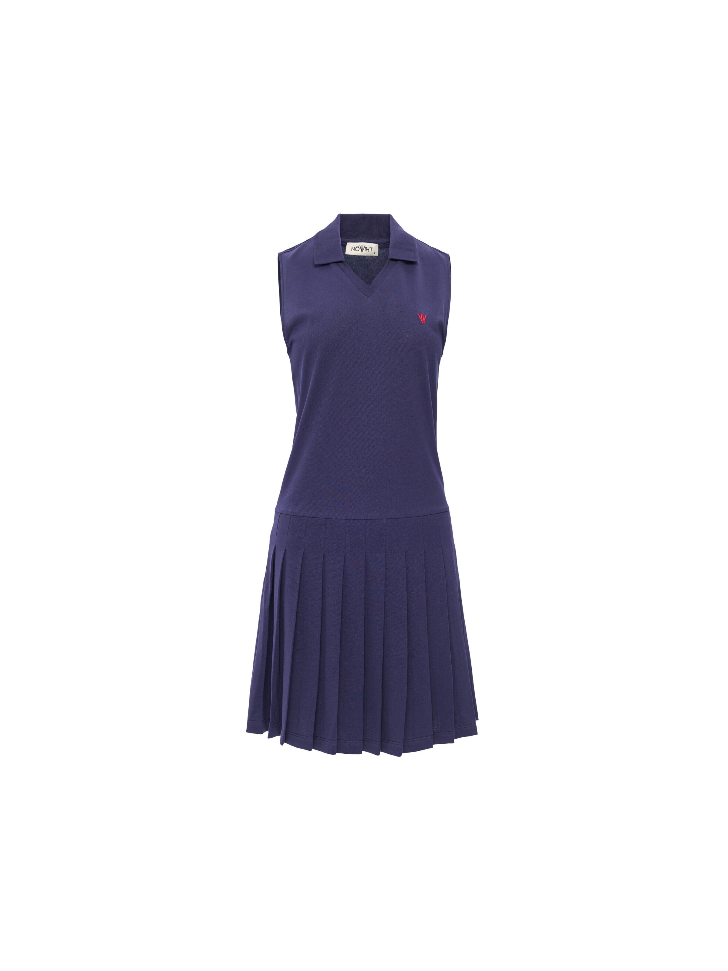 NOWIHT Jurk 'Allegra' in Blauw: voorkant