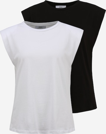 Only Tall - Camiseta 'Pernille' en negro: frente