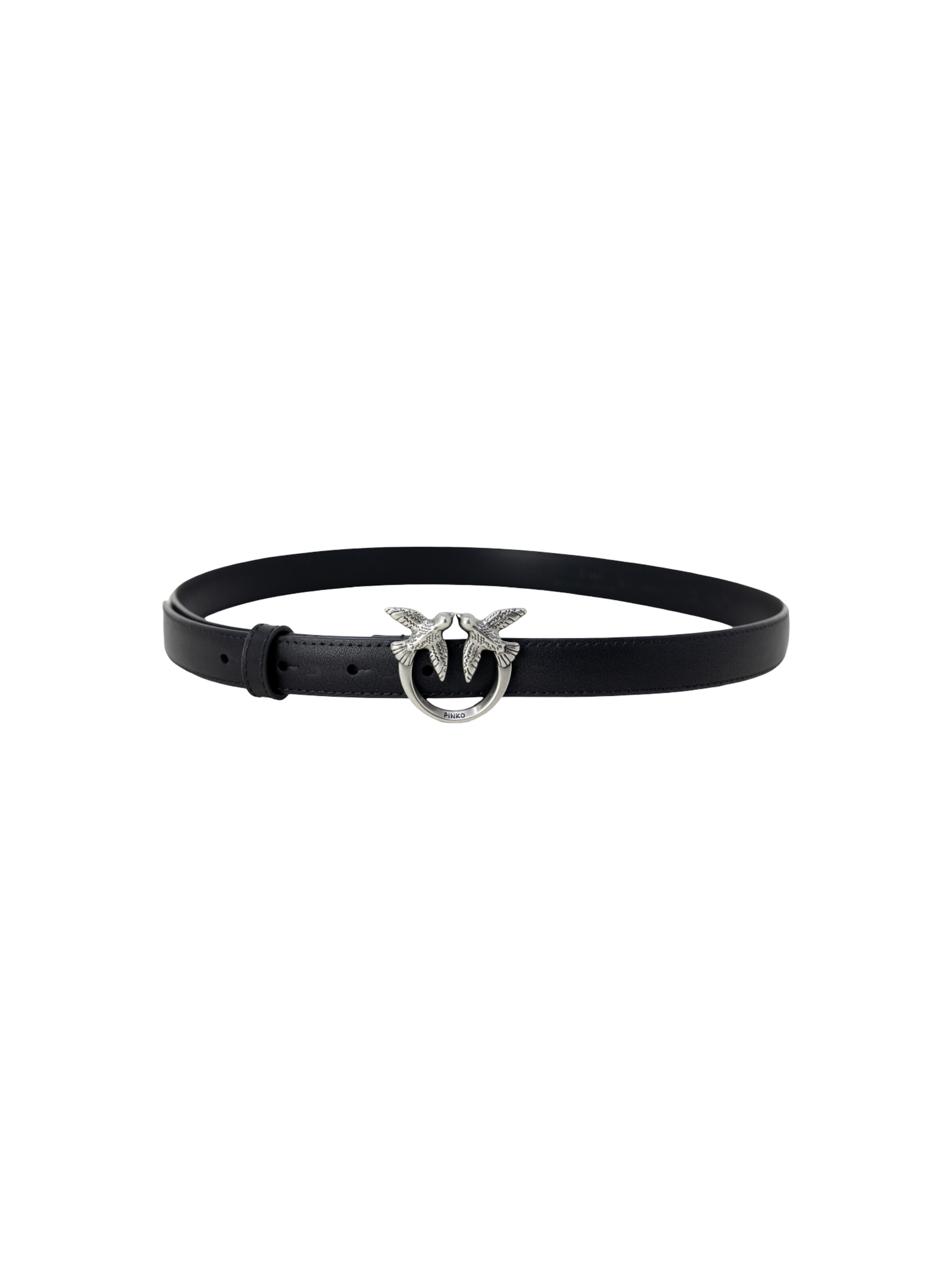 PINKO - Cinturón 'LOVE BERRY' en plata