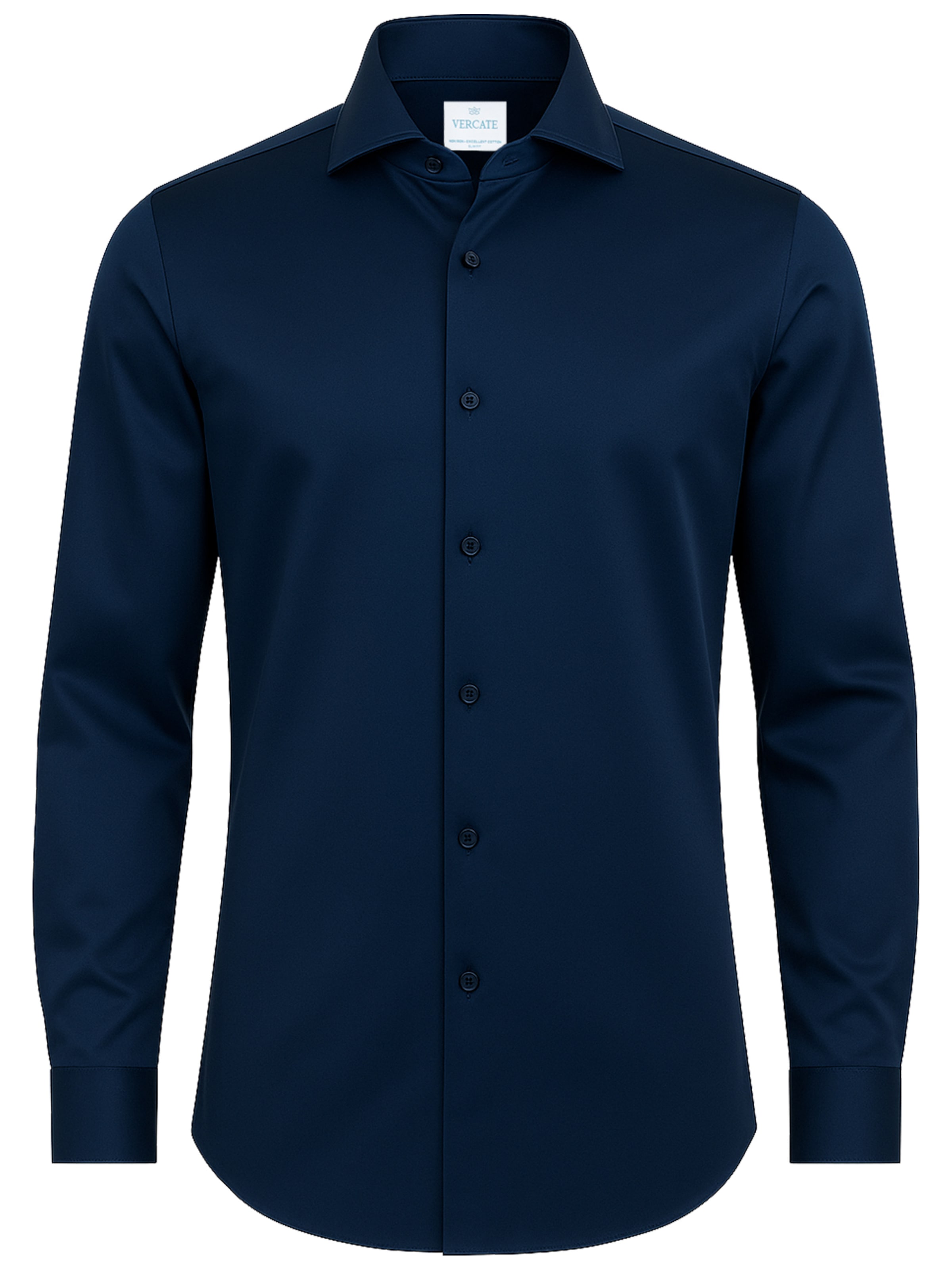 Vercate Slim Fit Forretningsskjorte 'No. 2' i blå: forside