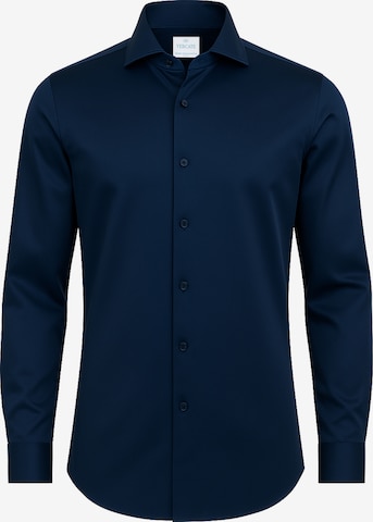 Vercate Slim Fit Businesspaita 'No. 2' värissä sininen: etupuoli