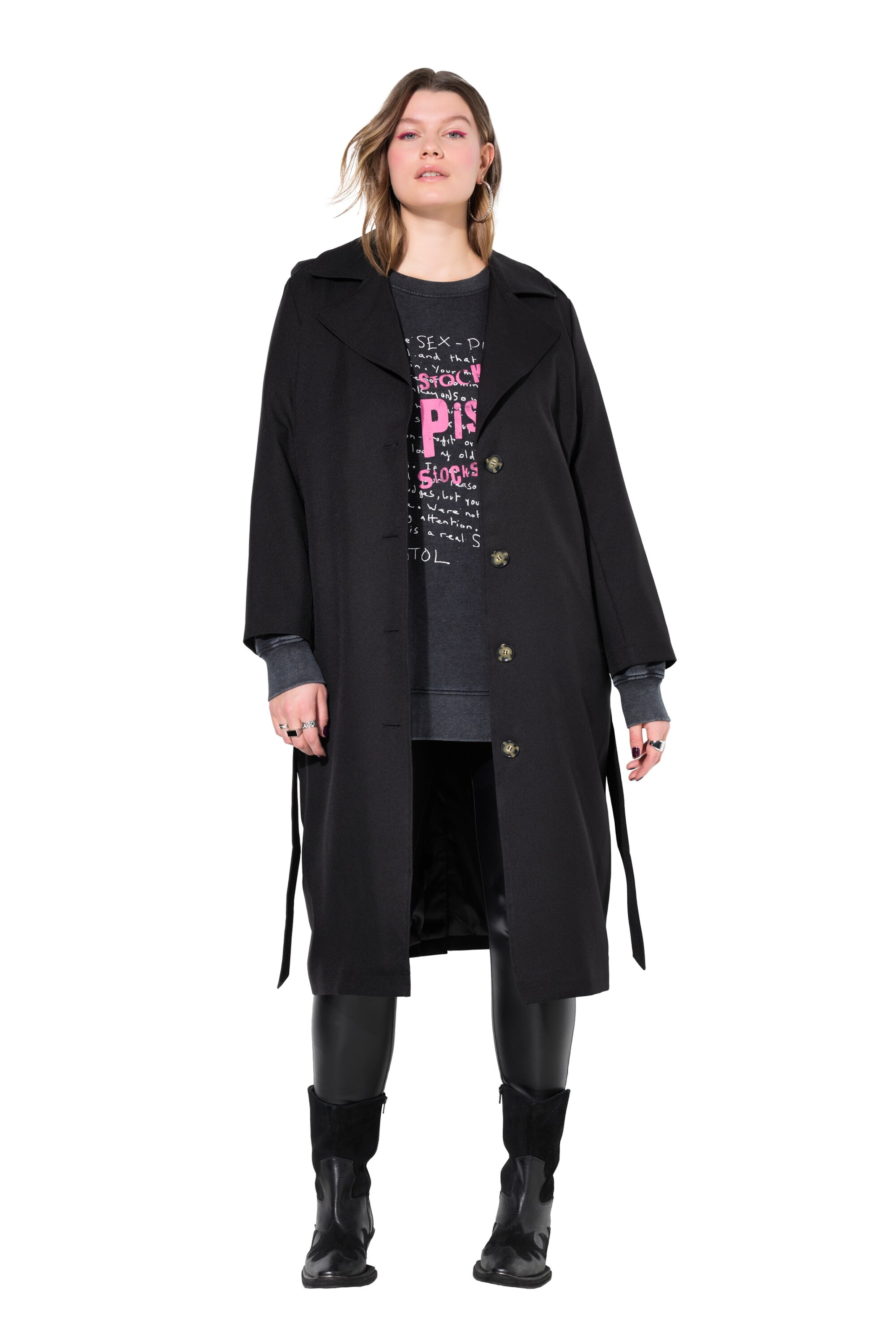 Studio Untold Mantel in Schwarz
