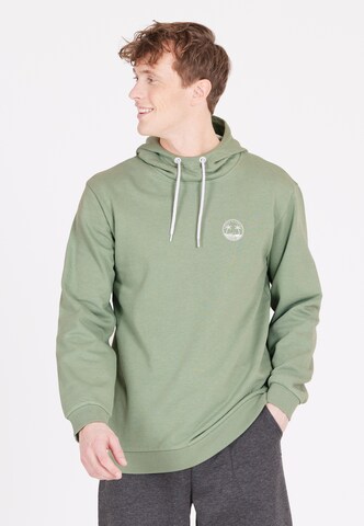 Cruz Sweatshirt 'Penton' in Groen: voorkant