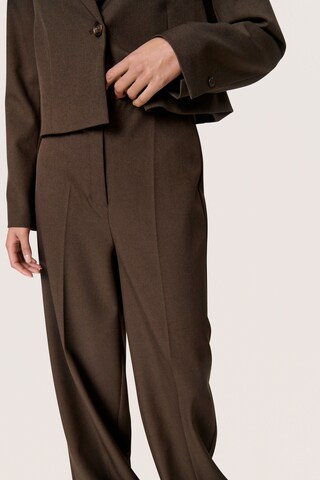 SOAKED IN LUXURY Wide leg Pants in Brown