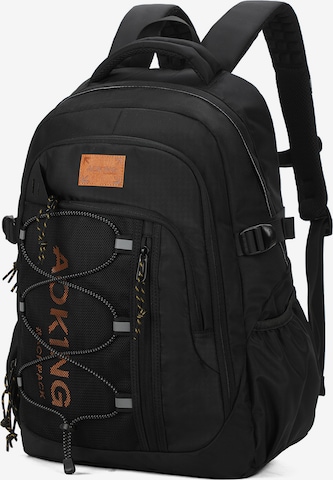 Aoking Backpack in Black: front
