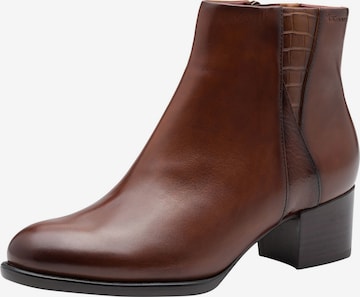 Bottines Tamaris en marron : devant