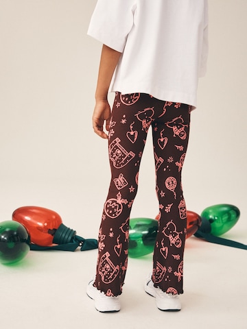 Next - Acampanado Leggings en marrón
