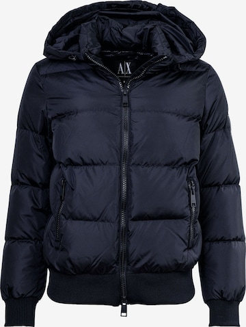 ARMANI EXCHANGE Zimní bunda 'Down' – modrá: přední strana