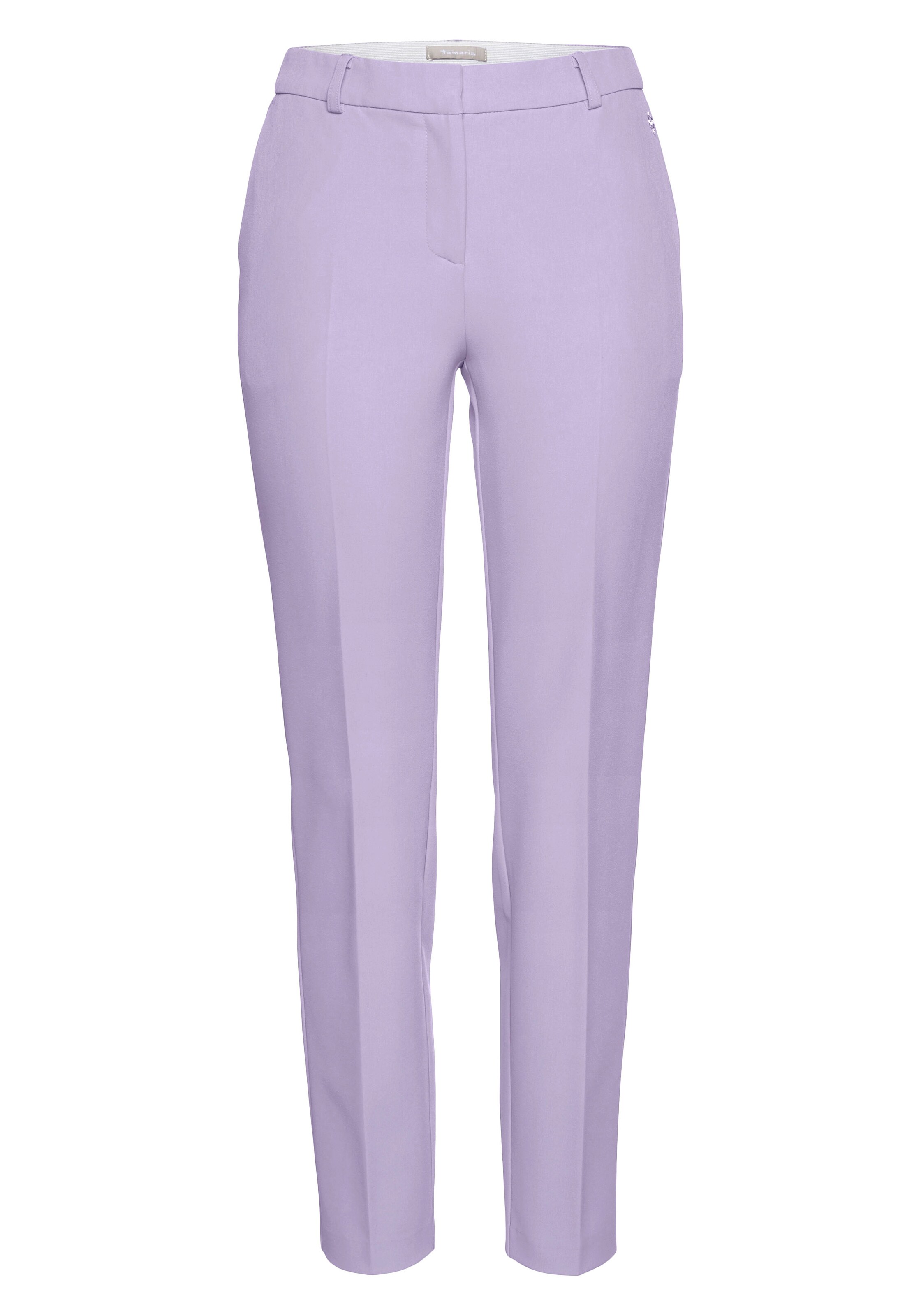 Tamaris Pleated Pants in Purple: front