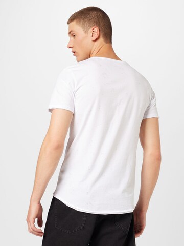 Key Largo T-Shirt 'EVIL' in Weiß