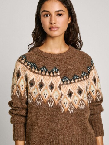 Pepe Jeans Pullover 'Holly' in Braun