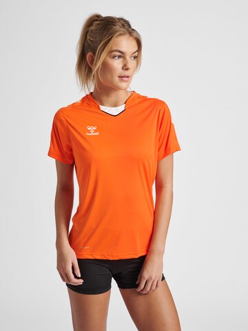 Hummel Toiminnallinen paita värissä oranssi: edessä