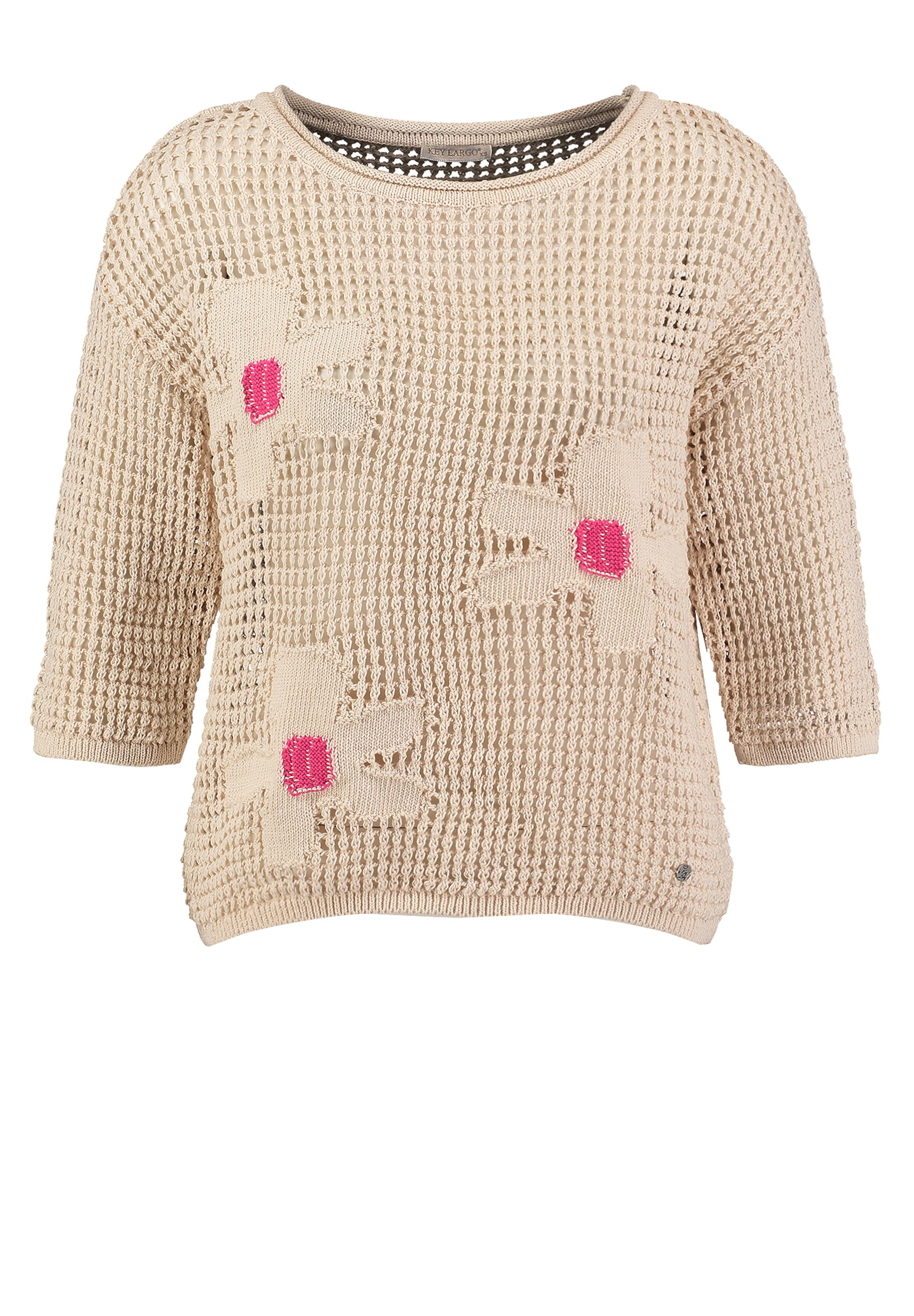 Megztinis ' SHORE ' iš Key Largo, spalva – smėlio spalva / rožinė, Prekių apžvalga