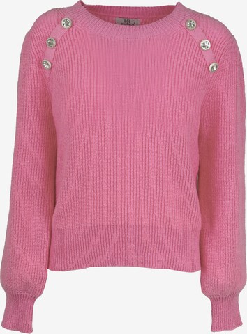 Pullover di Influencer in rosa: frontale