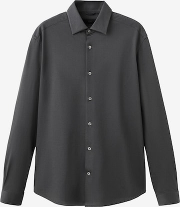 MANGO MAN Hemd 'Adana' in Grau: Vorderseite