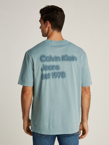 Calvin Klein Jeans Μπλουζάκι σε μπλε: μπροστά