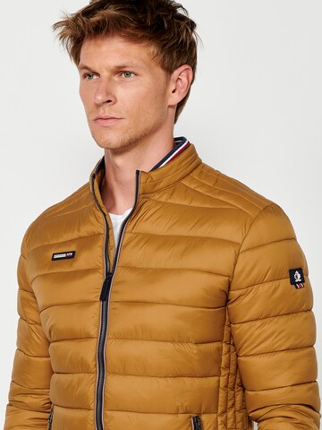 KOROSHI Übergangsjacke in Braun