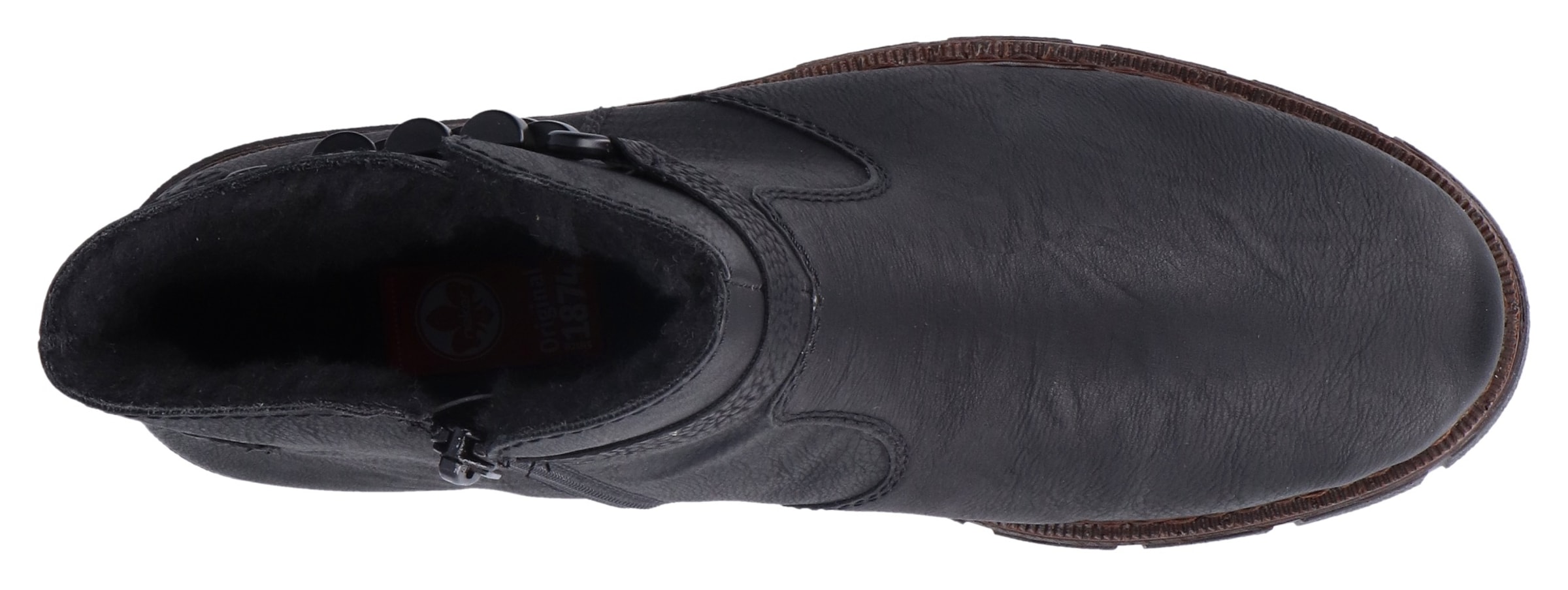 melns Rieker Puszābaki