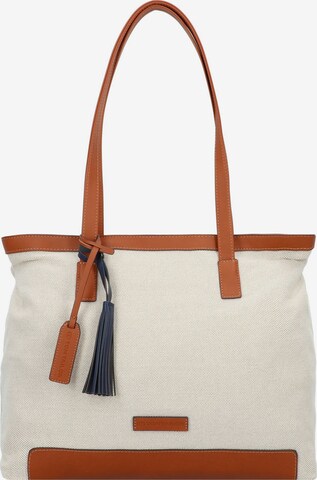 TOM TAILOR Shoulder Bag 'Kimi' in Beige: front