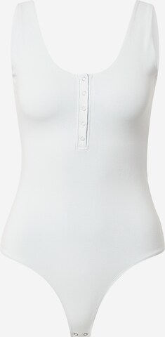 Body a maglietta di Abercrombie & Fitch in bianco: frontale