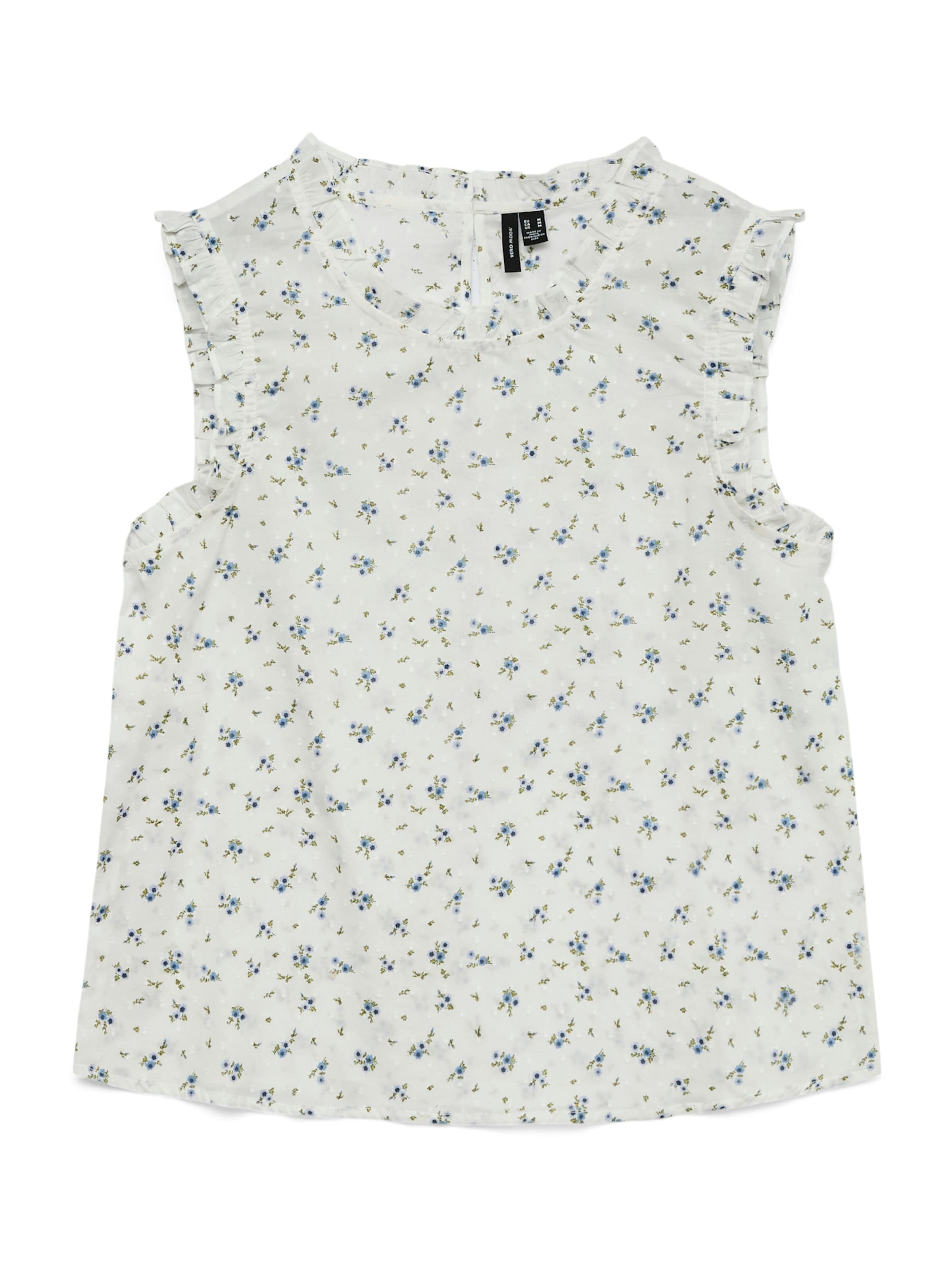 VERO MODA - Blusa 'VMTRINE' en blanco: frente