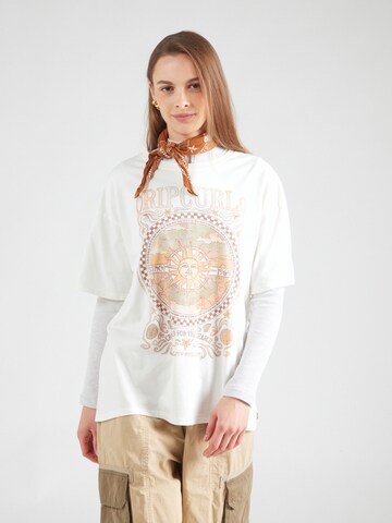 T-shirt fonctionnel 'LUNA HERITAGE' RIP CURL en blanc : devant