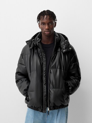 Bershka Jacke in Schwarz: Vorderseite
