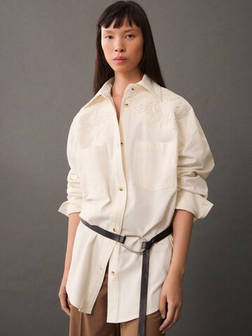 MANGO Bluse 'Arizona' i beige
