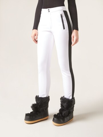 CALZEDONIA Regular Sporthose in Weiß