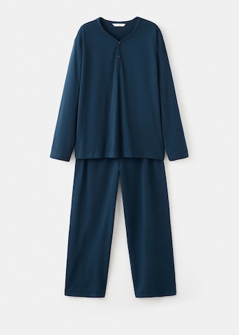 MANGO MAN Pyjama in Blau