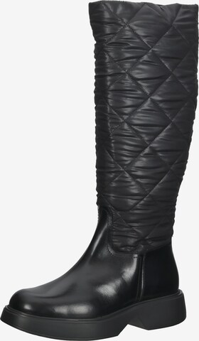 Wonders Boots in Black: front