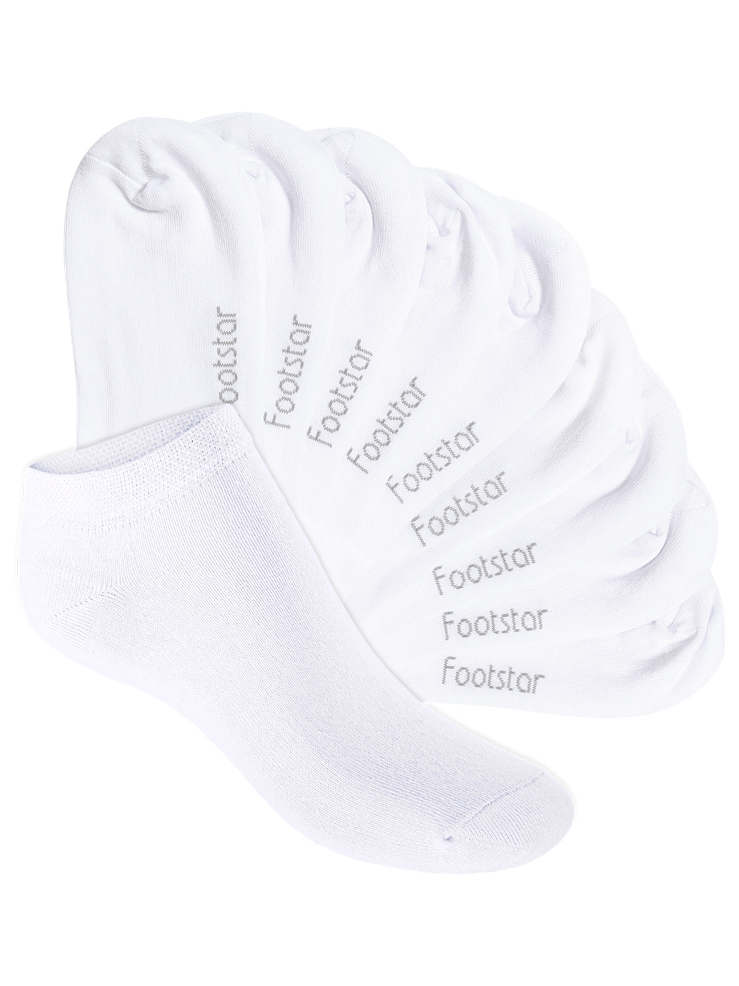footstar Socks 'EVERYDAY! Kinder' in White: front