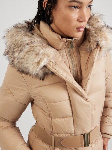 River Island Winter Coat in Brown