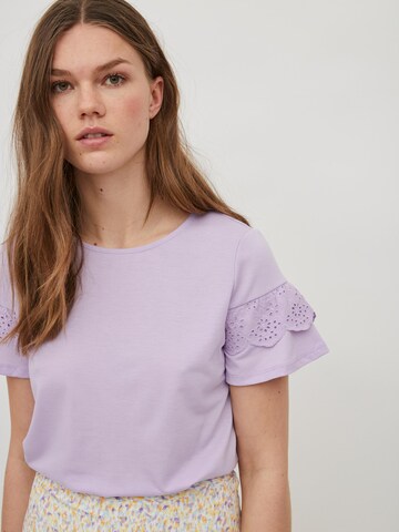 VILA T-Shirt 'Edena' in Lila